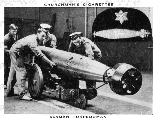 Seaman Torpedoman, 1937.Artist: WA & AC Churchman