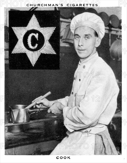 Cook, 1937.Artist: WA & AC Churchman