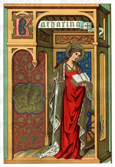 St Catherine, 1886. Artist: Unknown