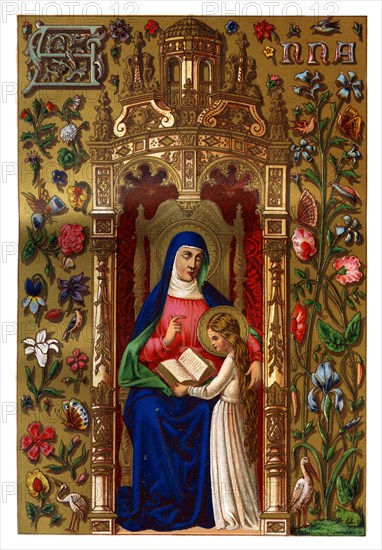 St Anne, 1886. Artist: Unknown