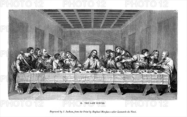 The Last Supper, 1843. Artist: J Jackson