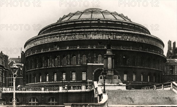 South entrance of the Royal Albert Hall, London, early 20th Century. Artist: Unknown