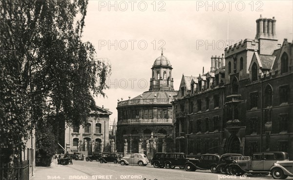 Broad Street, Oxford, 20th Century.Artist: Judges Ltd