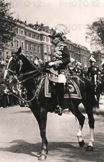 Field Marshal Earl Kitchener (1850-1916), early 20th century.Artist: Rotary Photo