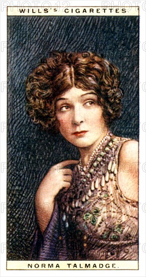 Norma Talmadge (1893-1957), American actress, 1928.Artist: WD & HO Wills