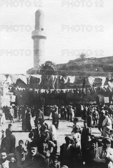 Exchange square, Baghdad, Iraq, 1917-1919. Artist: Unknown