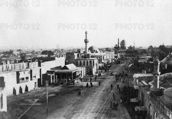 Baghdad fron the north gate, Iraq, 1917-1919. Artist: Unknown