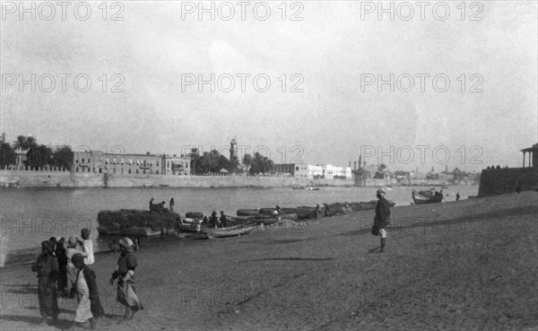 Tigris River, Baghdad, Iraq, 1917-1919. Artist: Unknown