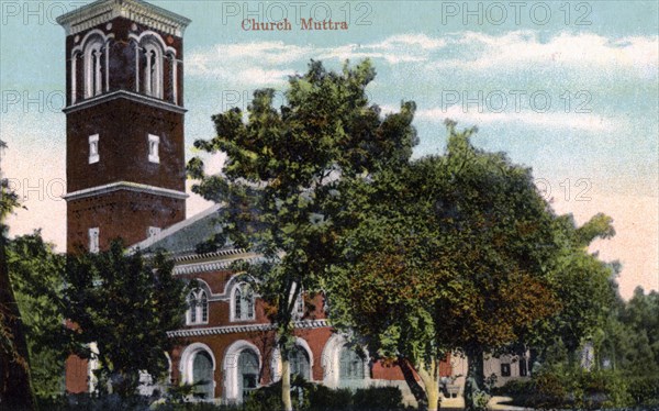 Christ Church, Muttra, India, 20th century. Artist: Unknown