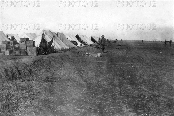 British 1/5 RWR camp, near Baghdad, 1918. Artist: Unknown