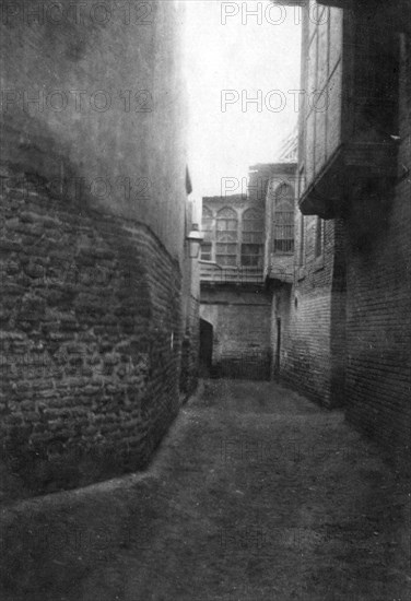 A street in Baghdad, 1918. Artist: Unknown