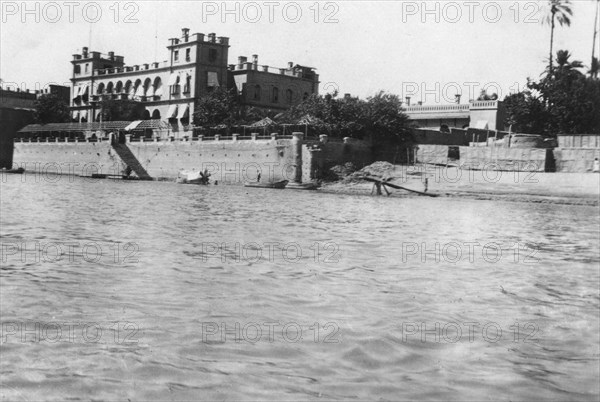 British general headquarters, Baghdad, Mesopotamia, WWI, 1918. Artist: Unknown