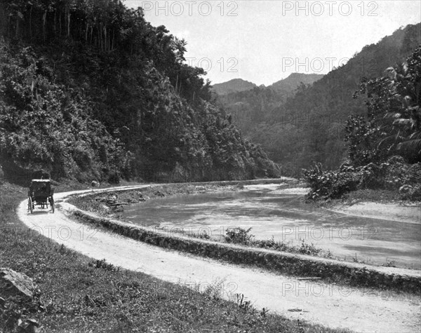 Road to Bog Walk, Jamaica, c1905.Artist: Adolphe Duperly & Son