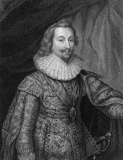 George Villiers, 1st Duke of Buckingham (1592-1628), 1824.Artist: S Freeman