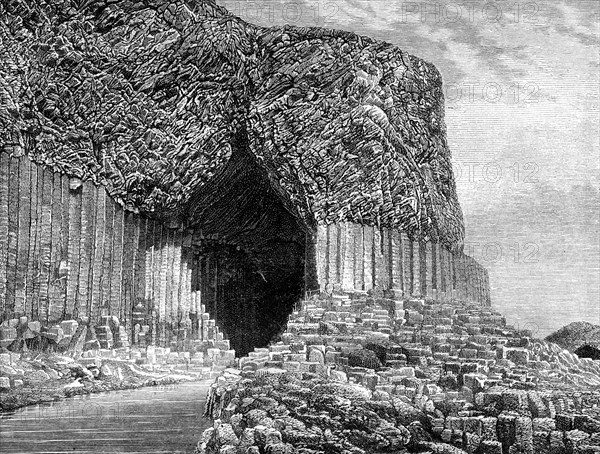 Fingal's Cave, Island of Staffa, Scotland, 19th century. Artist: Frederic Sorrieu