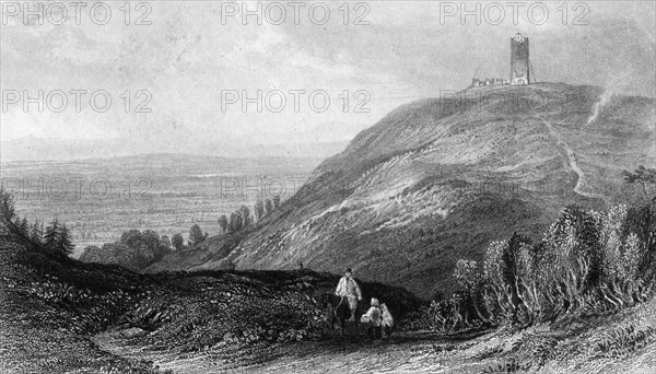 View of Leith Hill, Surrey, 19th century. Artist: T Fleming