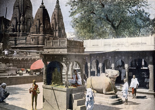 Gyan Bapi (Well of Knowledge), Varanasi, India, c1890. Artist: Unknown