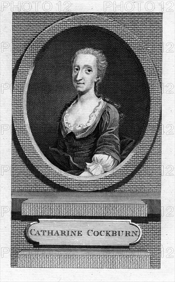 Catharine Trotter Cockburn (1679-1749), Scottish novelist, dramatist and philosopher, 19th century. Artist: Unknown