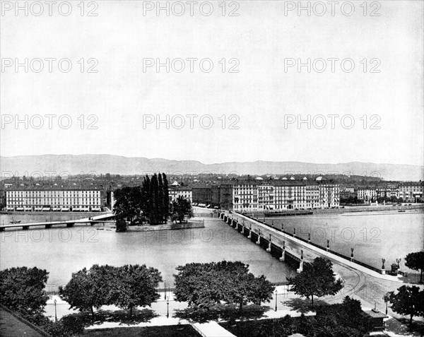 Geneva, Switzerland, 1893.Artist: John L Stoddard