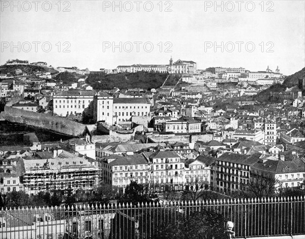 Lisbon, Portugal, 1893.Artist: John L Stoddard