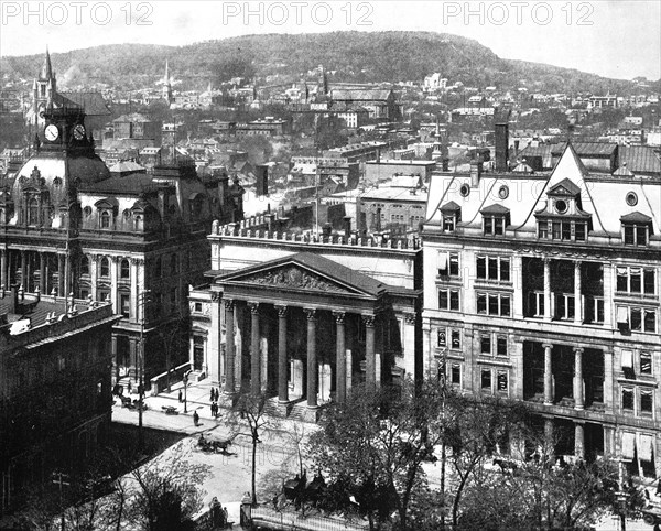 Montreal and Mount Royal, Canada, 1893.Artist: John L Stoddard