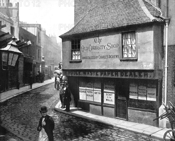 Old Curiosity Shop, London, 1893.Artist: John L Stoddard