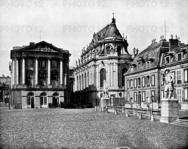 Palace of Versailles, France, 1893.Artist: John L Stoddard