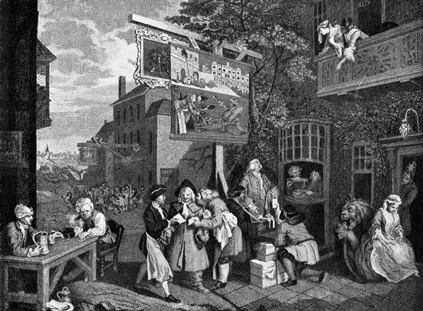 'Canvassing for votes', 1757. Artist: William Hogarth