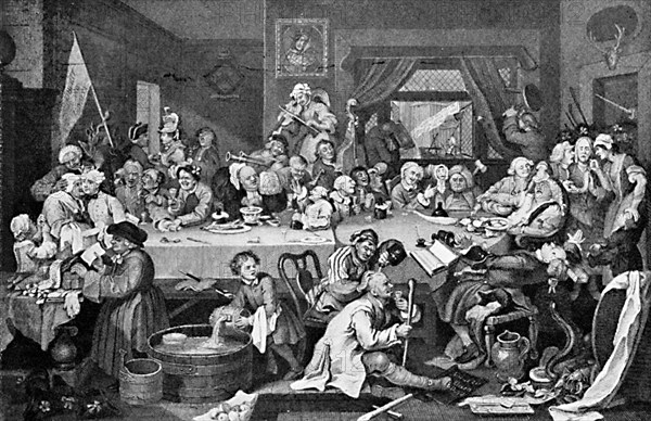 'An election entertainment', 1755. Artist: William Hogarth