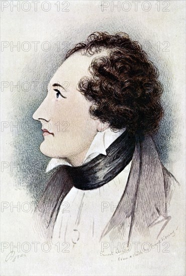 Lord Byron, Anglo-Scottish poet, early 19th century. Artist: Ernest Lloyd