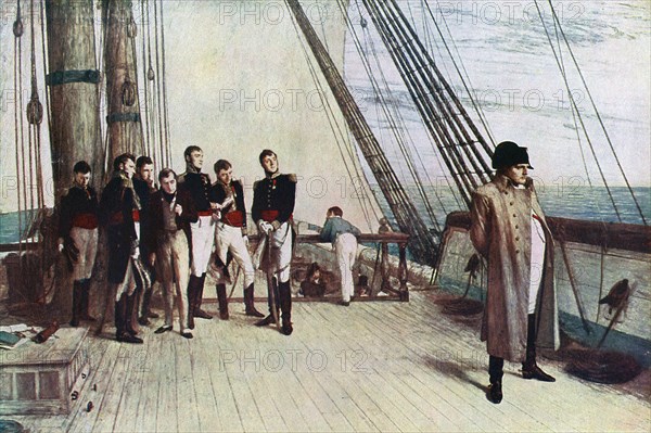 'Napoleon on Board the Bellerophon', 1815, (1880). Creator: William Quiller Orchardson.