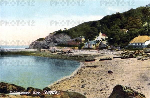 Babbacombe bay, Torquay, Devon, 20th century. Artist: Francis Frith