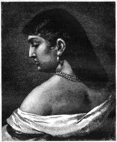A woman from Trastevere, Rome, Italy, 19th century. Artist: Unknown