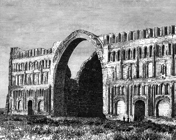 The Taq-i Kisra, Ctesiphon, Iraq, 19th century. Artist: Unknown