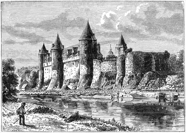 Josselin chateau, France, 1898. Artist: Dosso Dossi