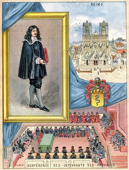 Jean-Baptiste Colbert, French minister of finance, 1898. Artist: Gilbert