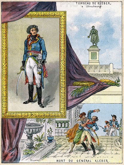 Jean Baptiste Kléber, French general, 1898. Artist: Gilbert