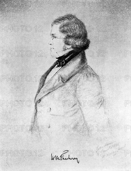 William Makepeace Thackeray, Anglo-Indian novelist, (1912). Artist: Unknown