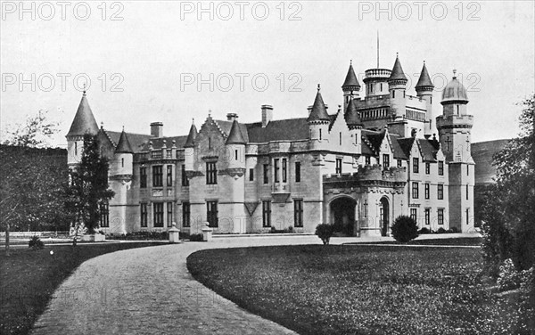 Balmoral Castle, Scotland, c1920. Artist: Valentine & Sons