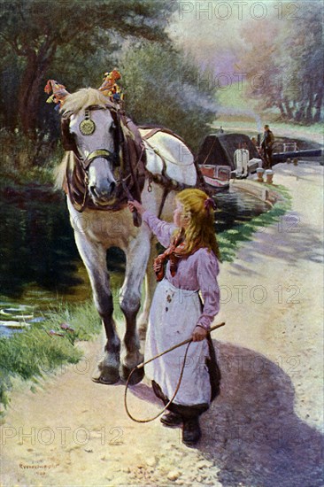 'The Towing Path', 1900 (1902-1903).Artist: Roland Wheelwright