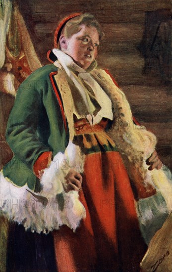 'Braskkulla, a Peasant Girl from Moro', 1911-1912. Artist: Anders Zorn