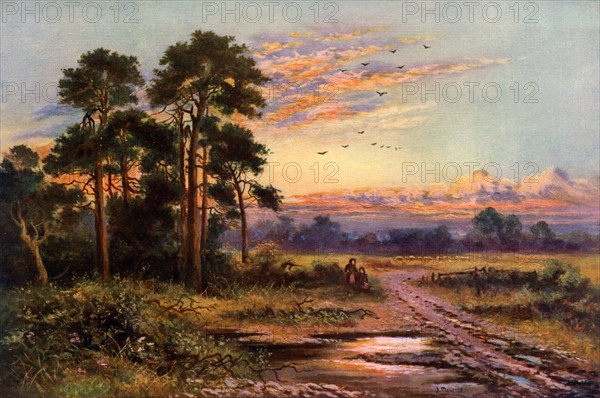 'Autumn Sunset', 1911-1912.Artist: J Maurice