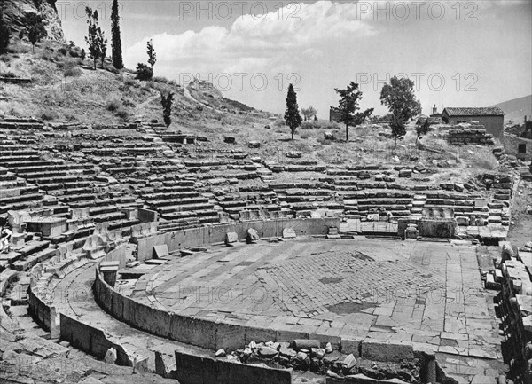 Theatre of Dionysus, Athens, 1937. Artist: Martin Hurlimann