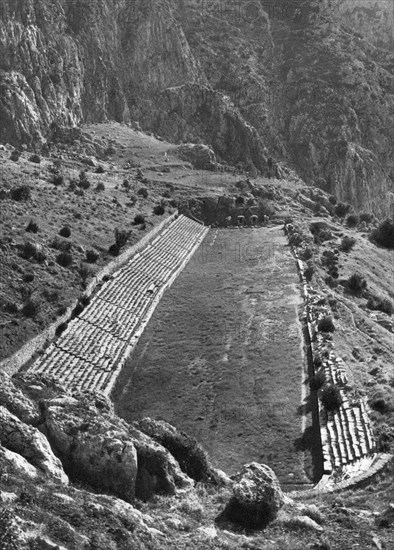 Stadium, Delphi, Greece, 1937.Artist: Martin Hurlimann