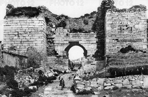 Gateway, Ephesus, Turkey, 1937. Artist: Martin Hurlimann