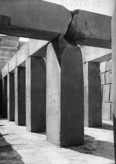 Granite temple, Giza, Egypt, 1937. Artist: Martin Hurlimann