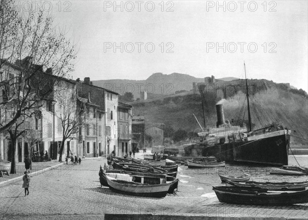 The Port of Cassis, France, 1937.Artist: Martin Hurlimann