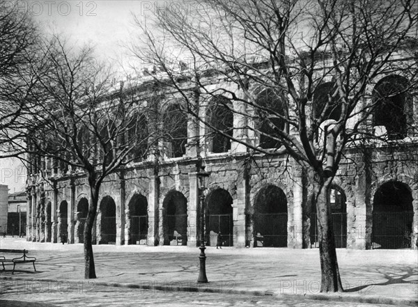 The Roman Arena, Nimes, Provence, France, 1937. Artist: Martin Hurlimann