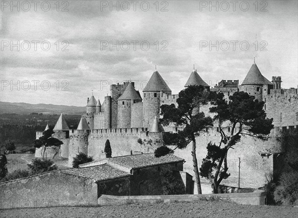Carcassonne, France, 1937. Artist: Martin Hurlimann
