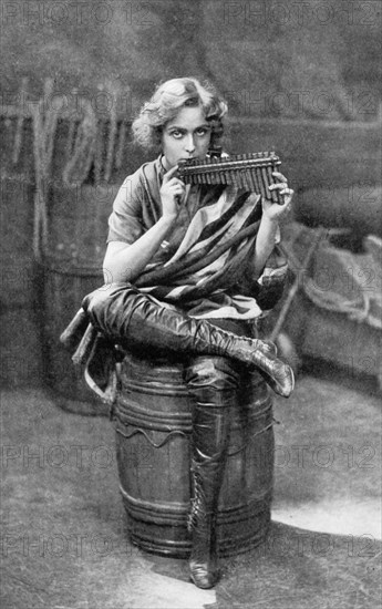 Pauline Chase as 'Peter Pan', 1908-1909.Artist: Alfred Ellis & Walery